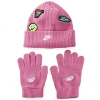 Набор Шапка + перчатки Nike NAN PATCH PEAK BEANIE SET