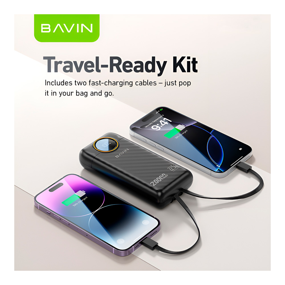 Внешний аккумулятор Bavin 20000DisplayBlack photo 2