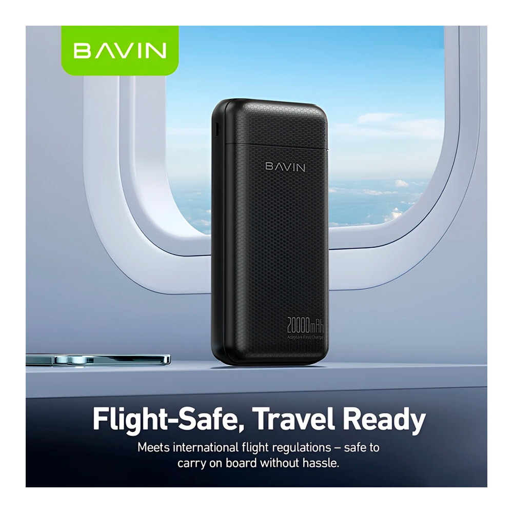 Внешний аккумулятор Bavin 20000QCDualBlack photo 2