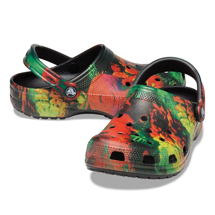 Slapi Crocs Classic Cyber Beach Clog pt Unisex / 36-37 / Negru photo 2