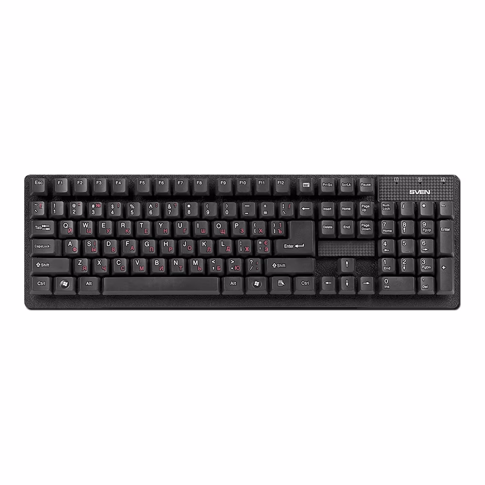 Клавиатура проводная  Sven 301Black 