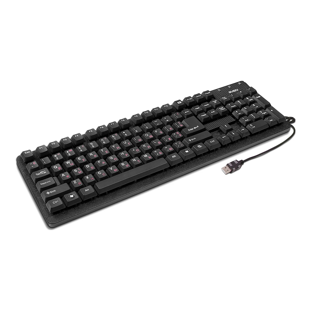 Tastatura cu fir Sven 301Black / Membrana photo 5