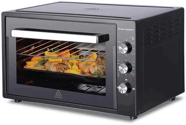 Электрическая печь Skyborn 7003DGBLACK, 60 л, 1500 Вт, Черный