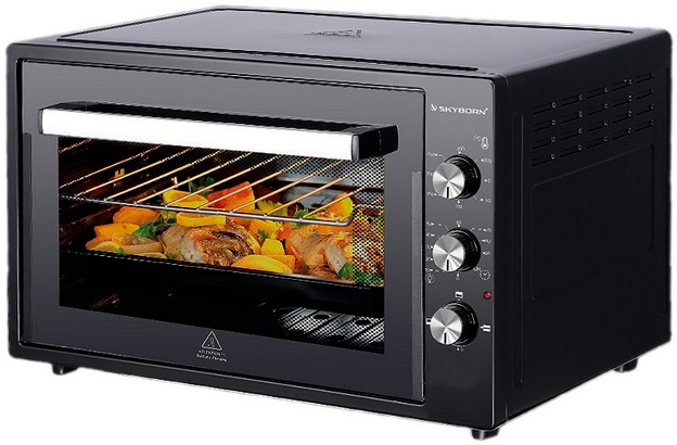 Cuptor electric Skyborn 7003SGBLACK, 60 l, 1500 W, Negru photo 
