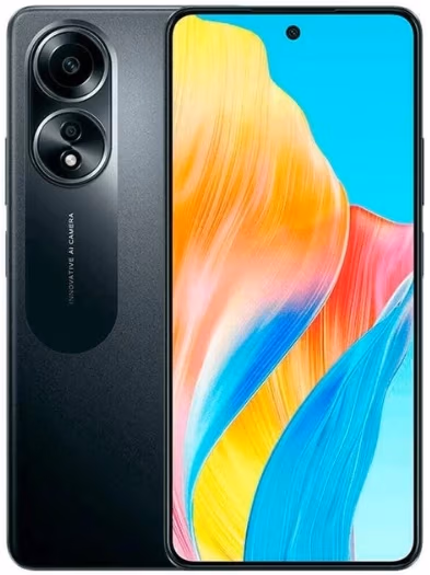 Smartphone OPPO A58 6/128GB Glowing Black 