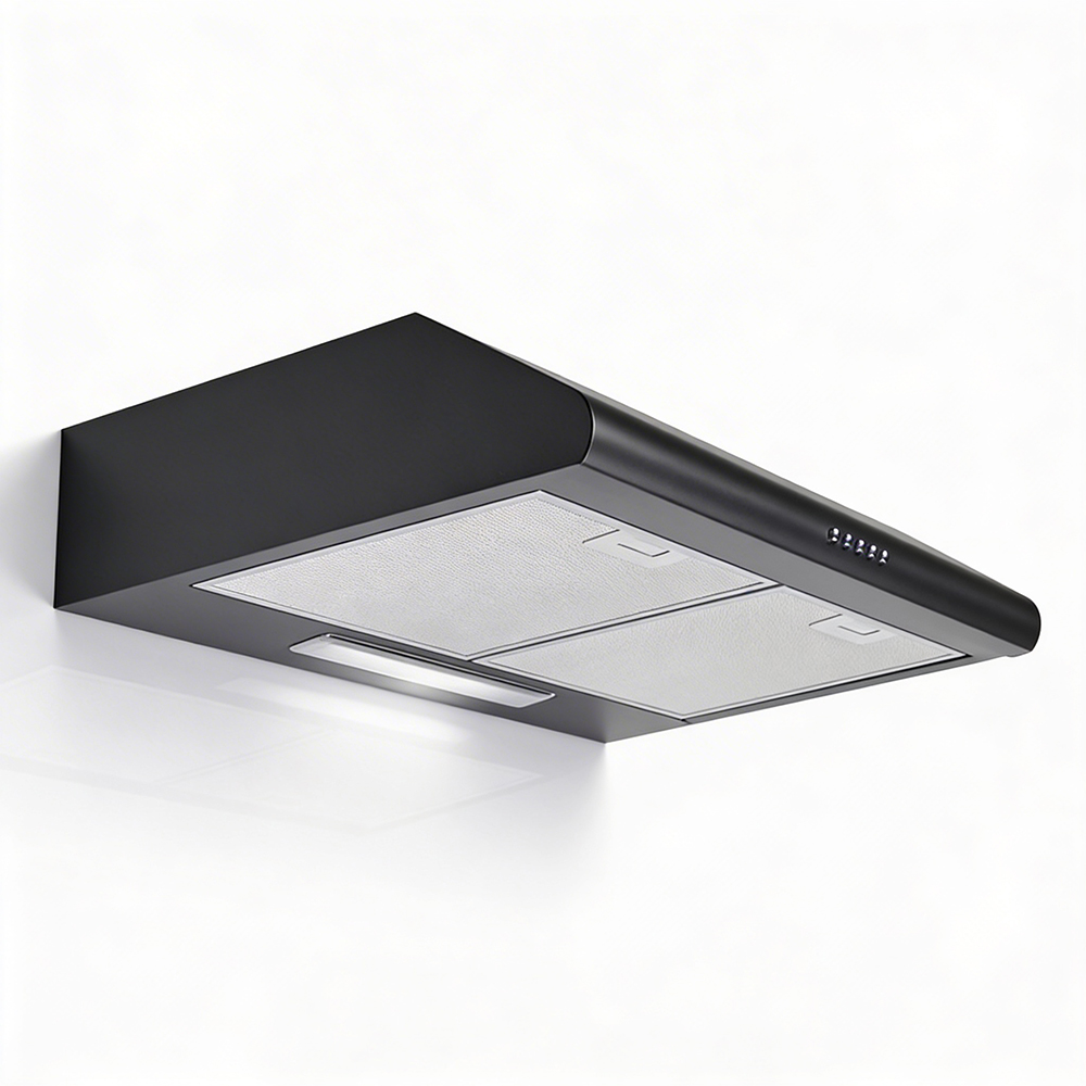 Вытяжка Eurolux CLASSICO 60 BLACK / Плоская / До 12 кв.м / Black photo 3