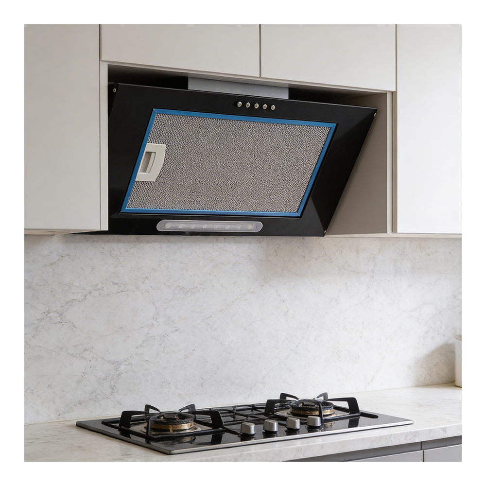 Hota Eurolux ECOASF952FlatBlack / Incorporabil / Pina la 12 m.p / Negru photo 5