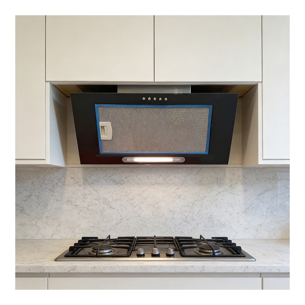Hota Eurolux ECOASF952FlatBlack / Incorporabil / Pina la 12 m.p / Negru photo 7