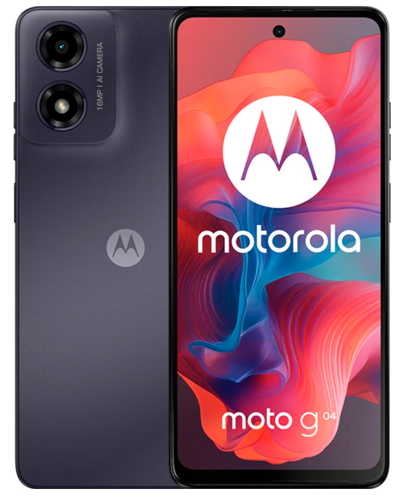 Смартфон Motorola Moto G04 / 6.56'' / 4 ГБ / 64 ГБ / Черный photo 1