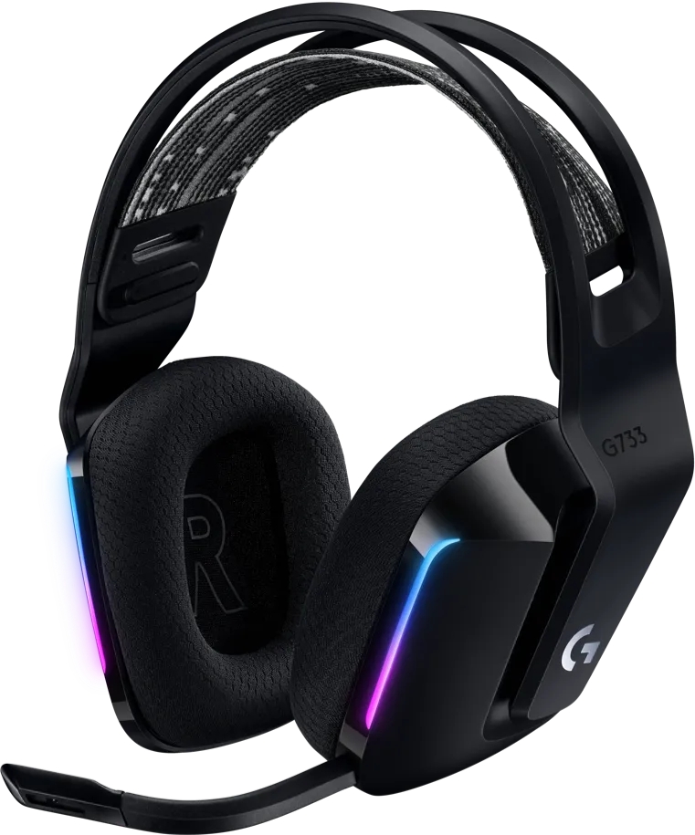 Наушники Logitech G 733 Черный Беспроводные / Игровой / Черный photo 1