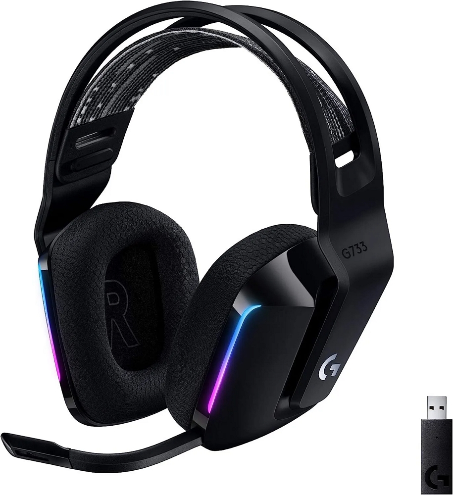 Наушники Logitech G 733 Черный Беспроводные / Игровой / Черный photo 4