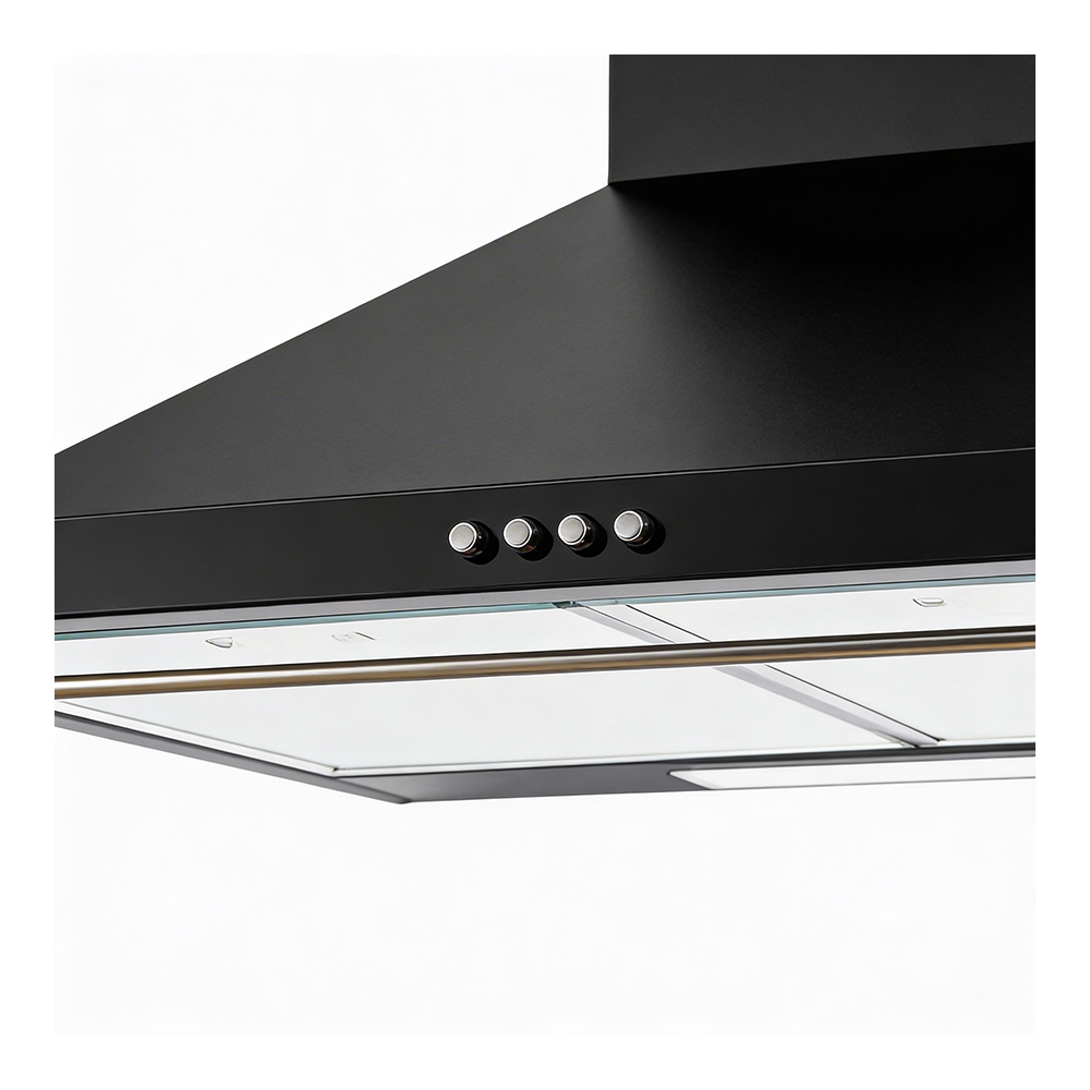 Hota Eurolux GUSTO RUSTIC 60 BLACK / Cupola / Pina la 18 m.p / Negru photo 2