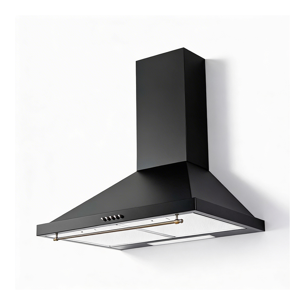 Hota Eurolux GUSTO RUSTIC 60 BLACK / Cupola / Pina la 18 m.p / Negru photo 4