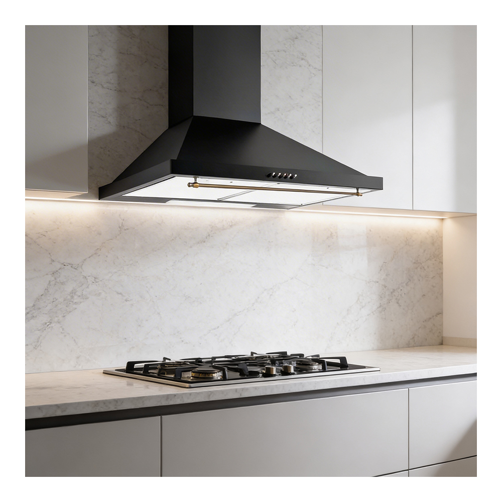 Hota Eurolux GUSTO RUSTIC 60 BLACK / Cupola / Pina la 18 m.p / Negru photo 6