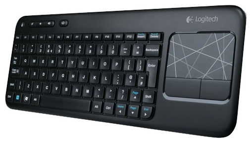 Tastatura fara fir Logitech K400 Plus Wireless Touch Black