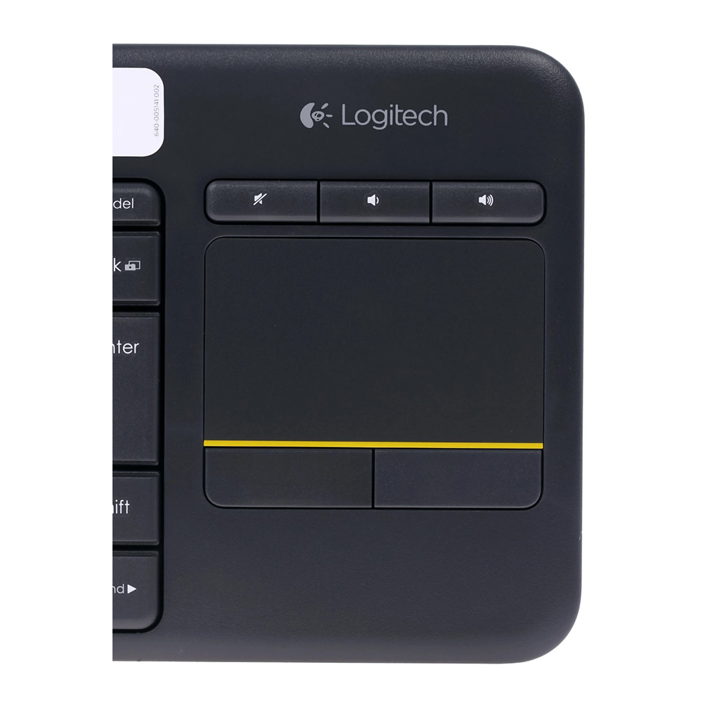 Клавиатура беспроводная Logitech K400 Plus Wireless Touch Black / Мембранная photo 4