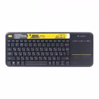 Клавиатура беспроводная Logitech K400 Plus Wireless Touch Black
