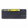 Клавиатура беспроводная Logitech K400 Plus Wireless Touch Black thumbnav 1