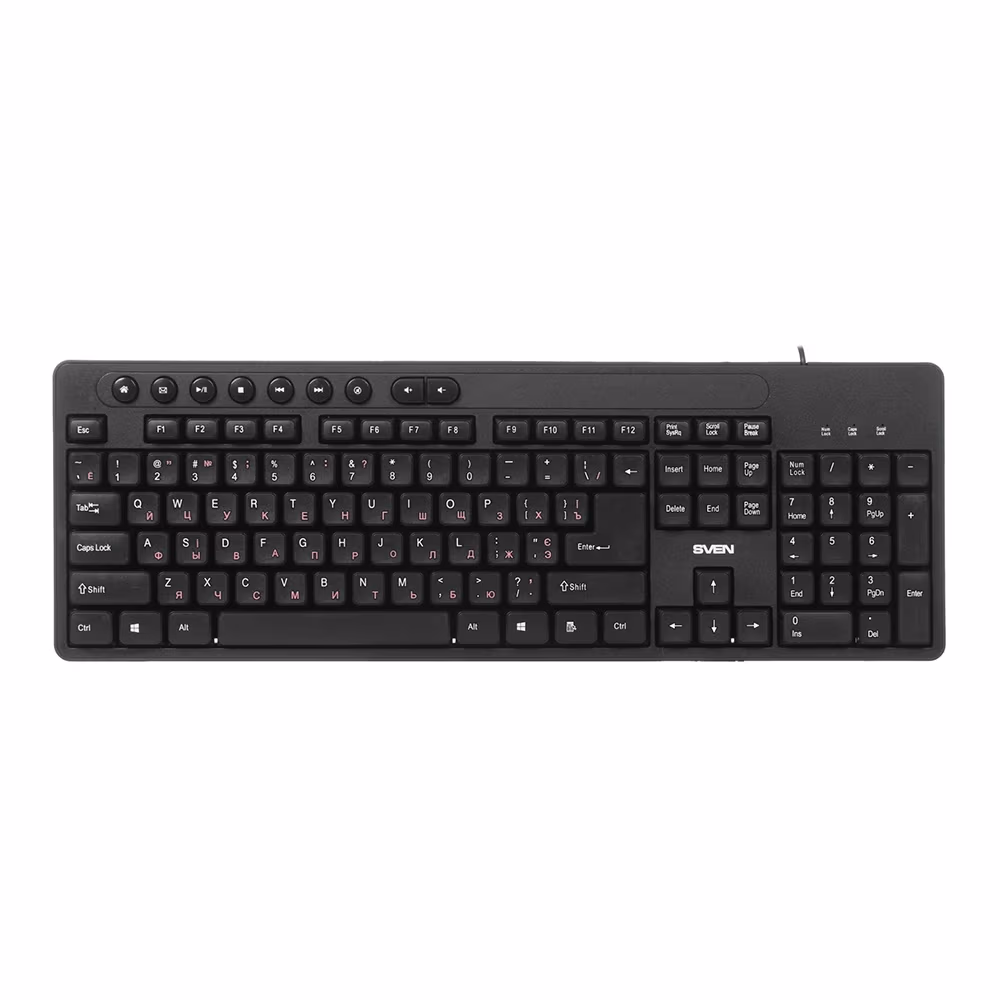 Клавиатура проводная  Sven KB C 3060 black
 
