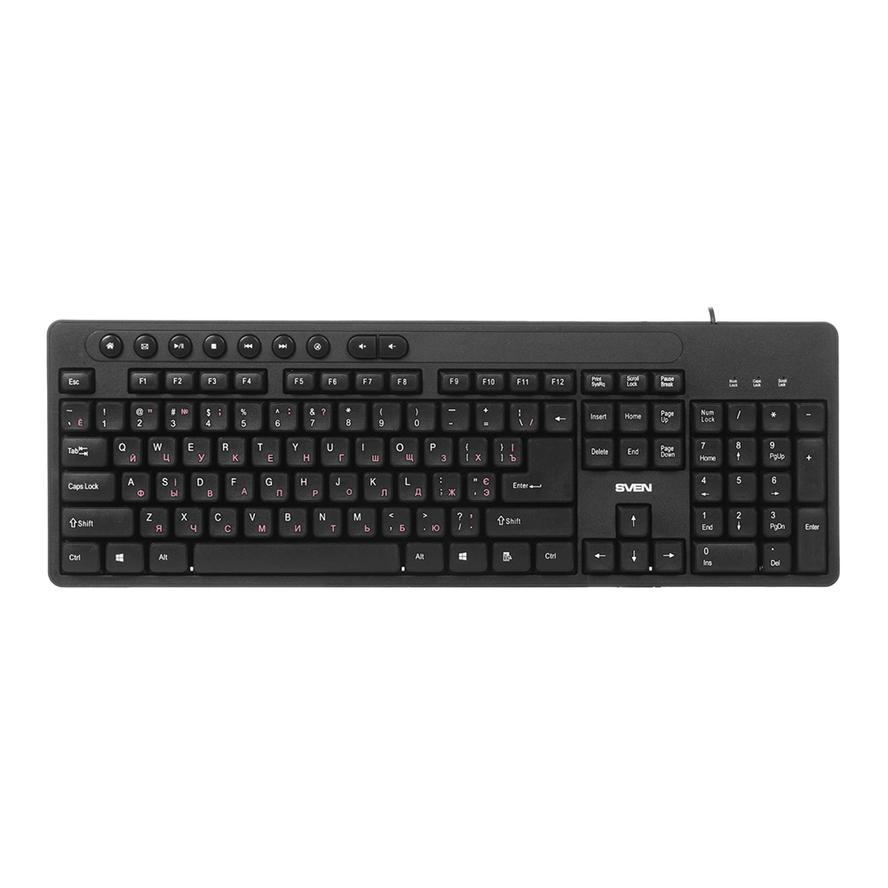 Tastatura cu fir Sven KB C 3060 black
/ Membrana photo 1 Tastatura cu fir Sven KB C 3060 black
/ Membrana photo 1