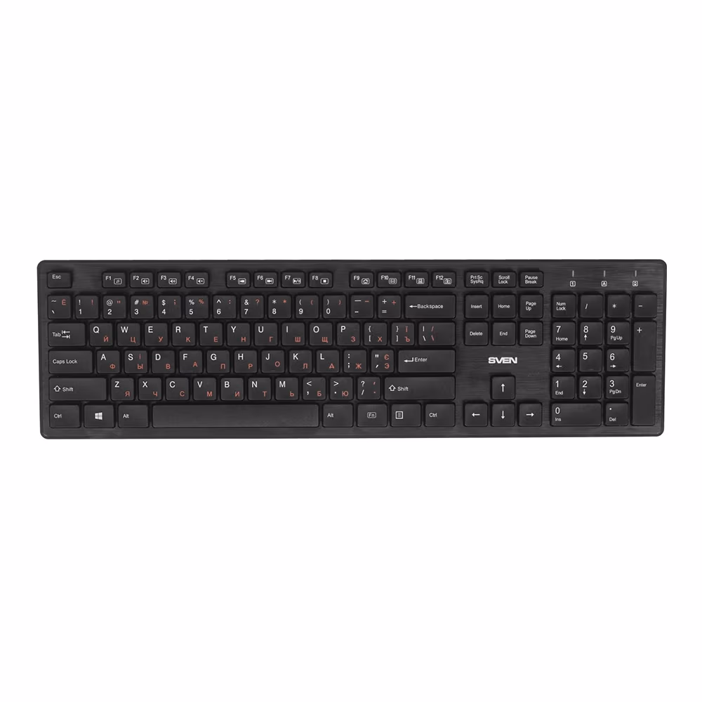 Tastatura fara fir Sven KB E 5800W black
