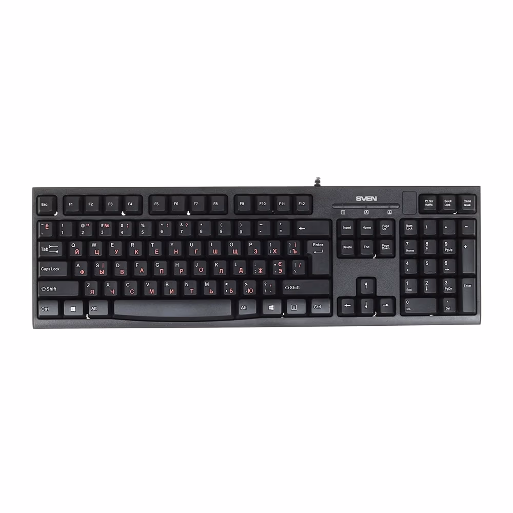 Клавиатура проводная  Sven KB-S300 black 