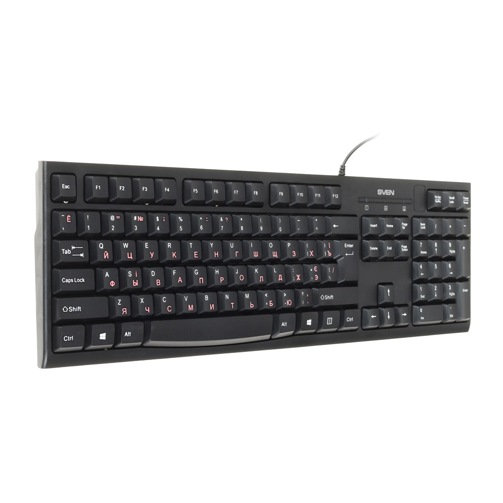 Tastatura cu fir Sven KB-S300 black / Membrana photo 5