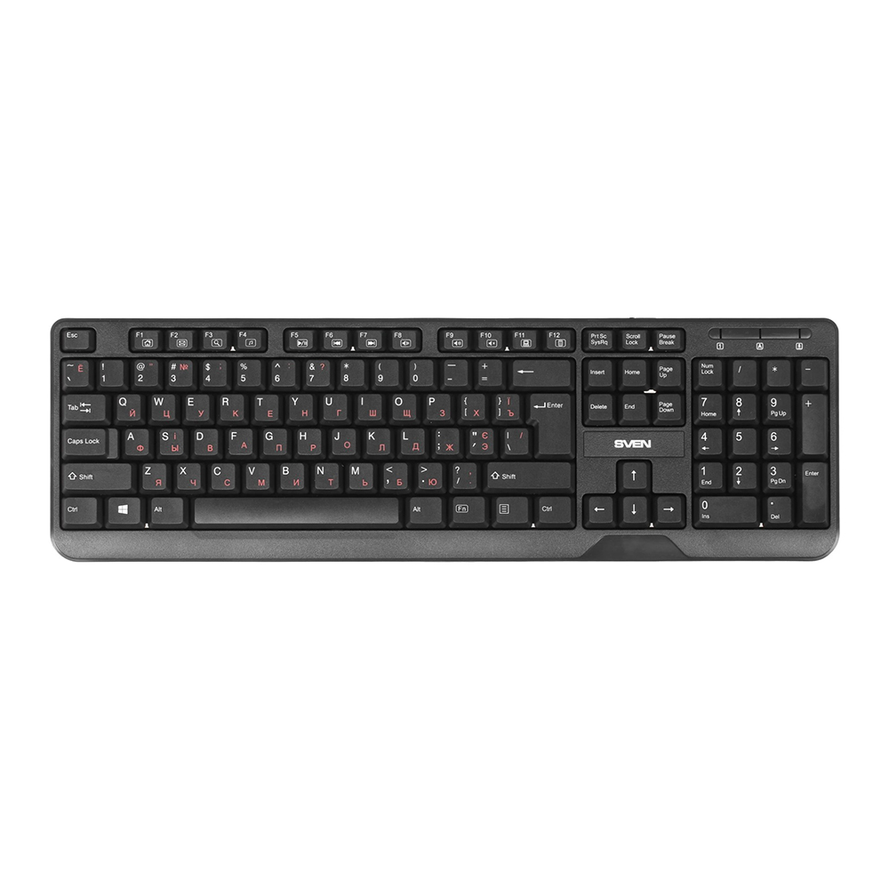 Tastatura si mouse cu fir Sven Combo KB S 330 C black
 / cu fir photo 4