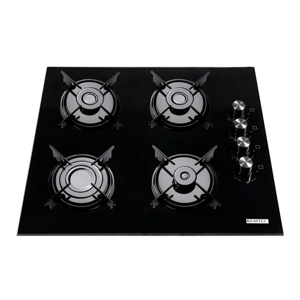 Plita cu gaz incorporabila Kumtel KO-40TAHDF Black photo 2