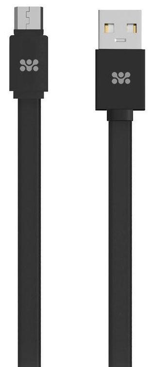 Кабель USB-A - Micro USB Promate LinkMate-U2F 1.2 /1.2м /Черный photo 1