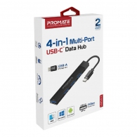 USB Hub Promate LiteHub-4 Black thumbnav 7