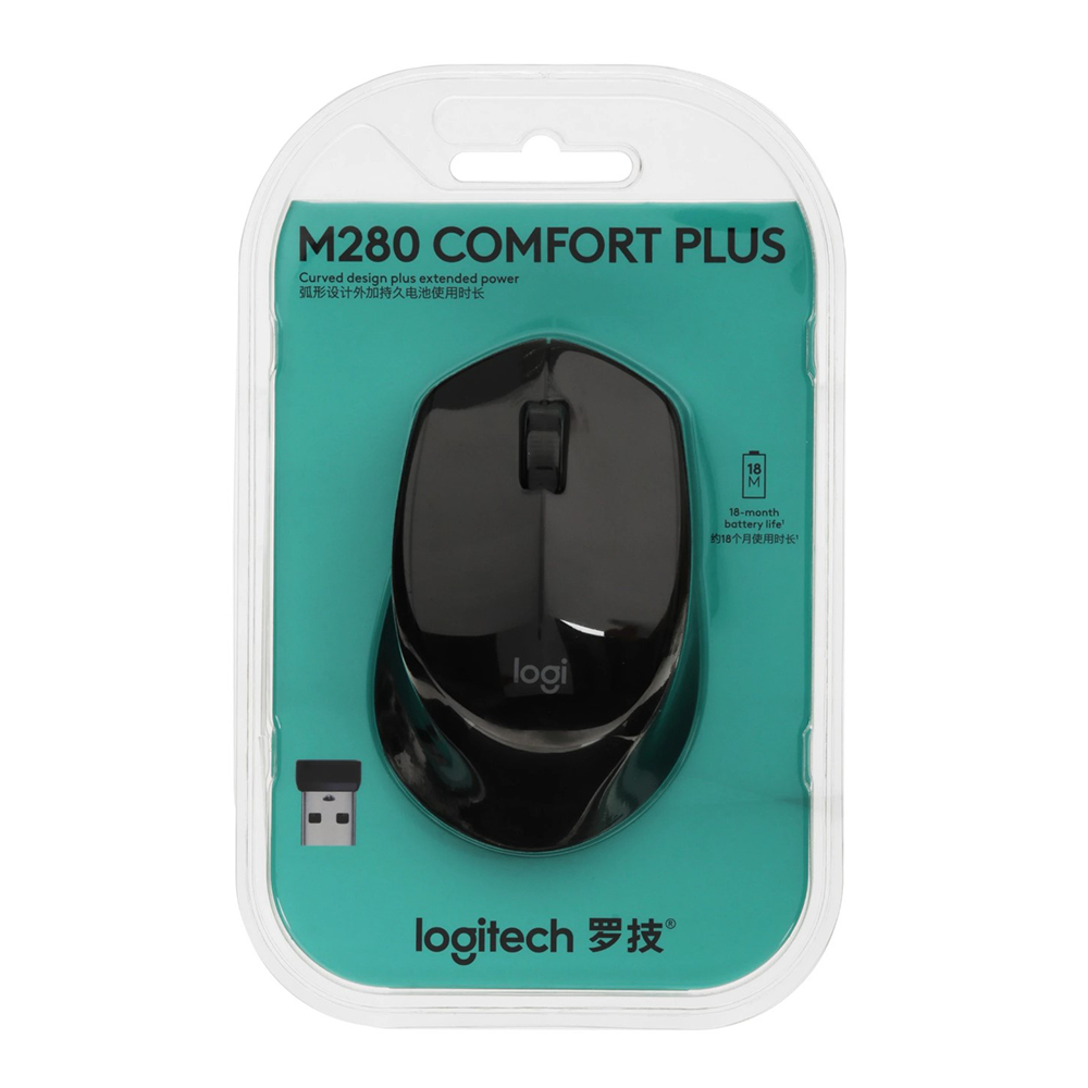Беспроводная мышь Logitech M280 Black (LO910004287) Black / Оптическая / Black photo 7