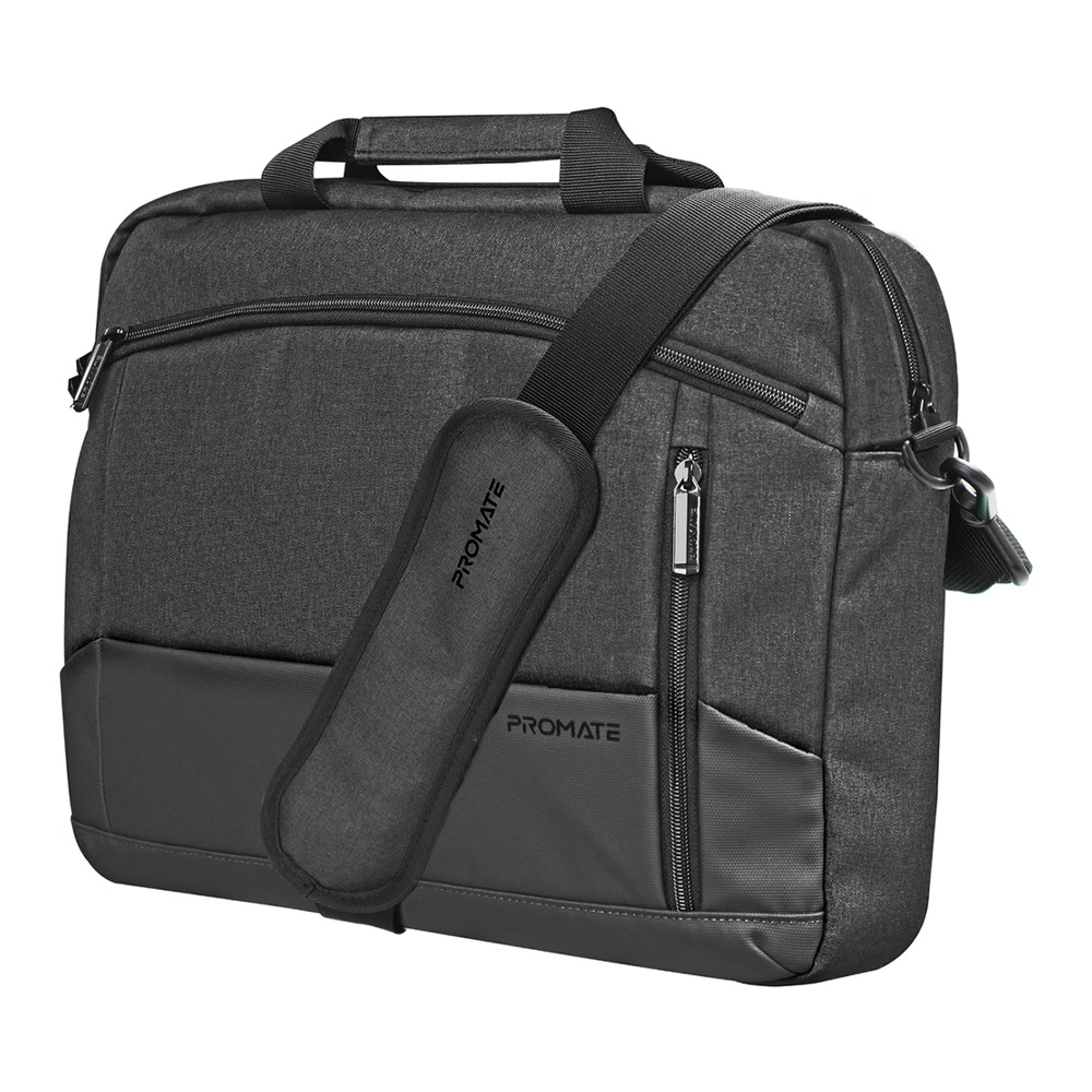Сумка для ноутбука Promate Satchel-MB 15.6" Black photo 1