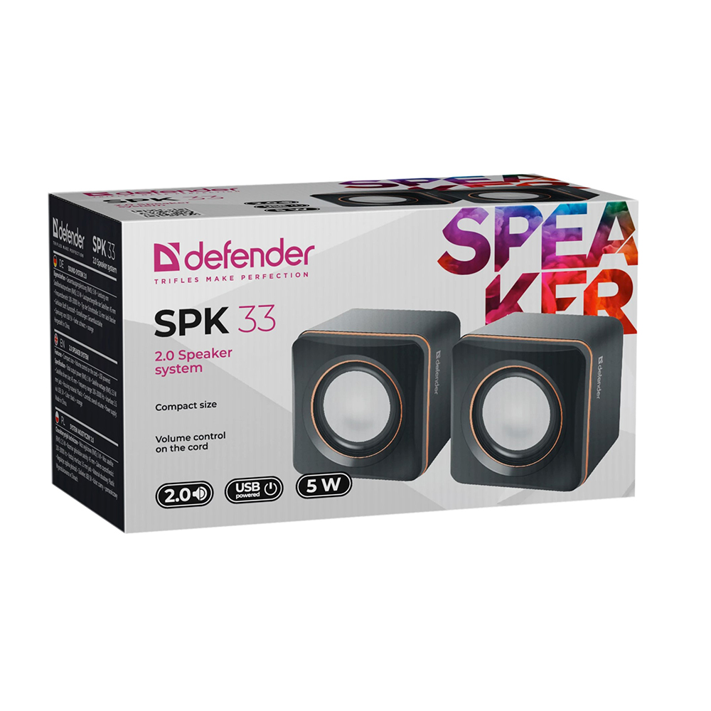 Компьютерные колонки Defender SPK 33 photo 4