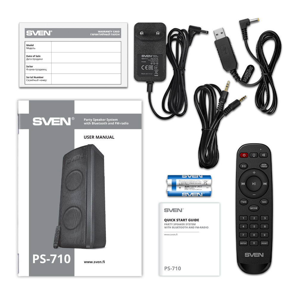 Boxa pentru Party Sven PS-710 Black photo 10