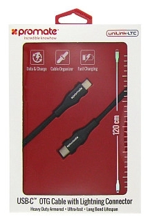 Кабель USB Type-C - Lightning Promate UniLink-LTC