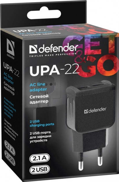 Зарядное устройство для телефона Defender EPA-02