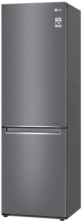 Frigider cu congelator jos LG GWB459SLCM, 341 l, 186 cm, A++, Gri