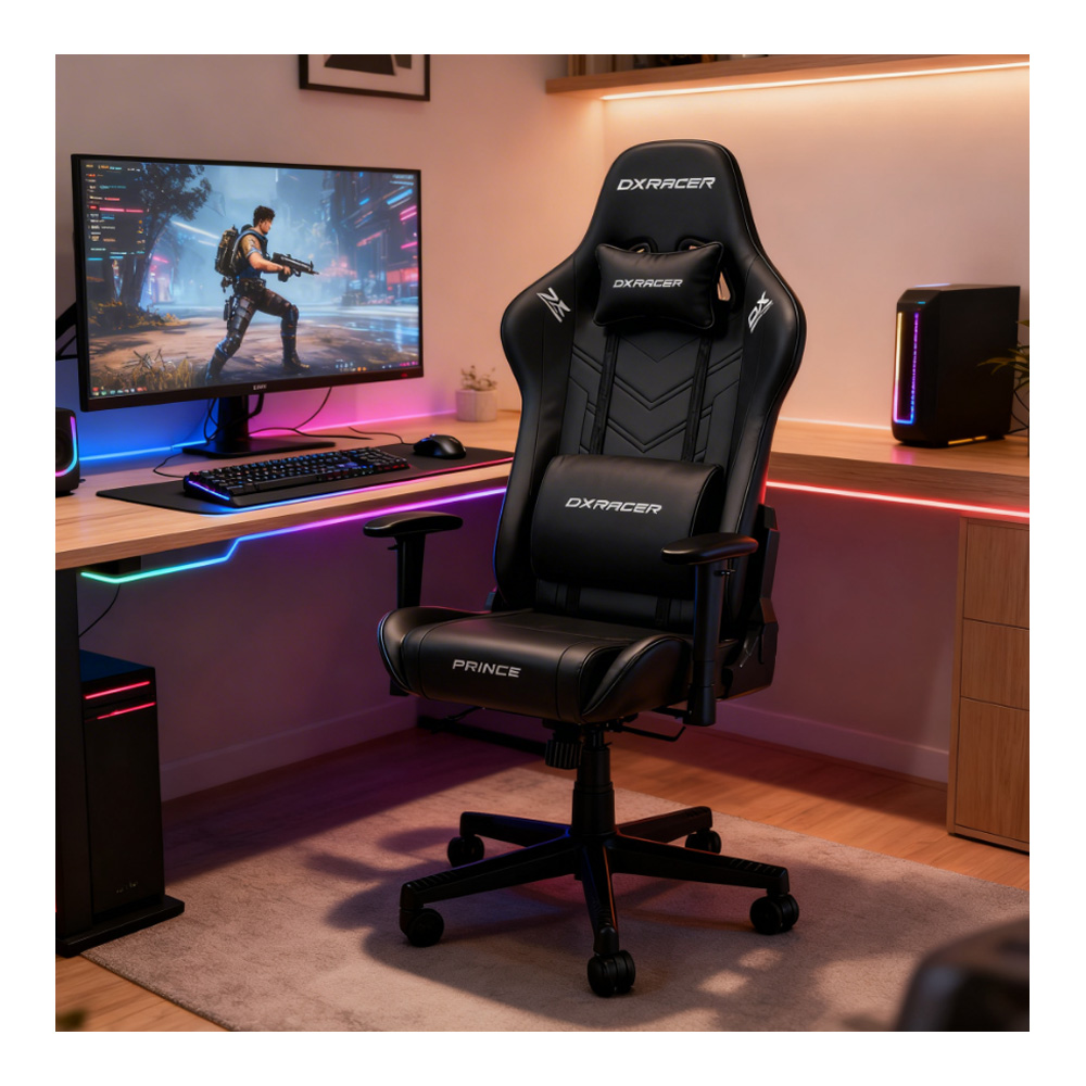 Игровое кресло DXRacer Prince GC-P132-N-FX2 Black photo 7