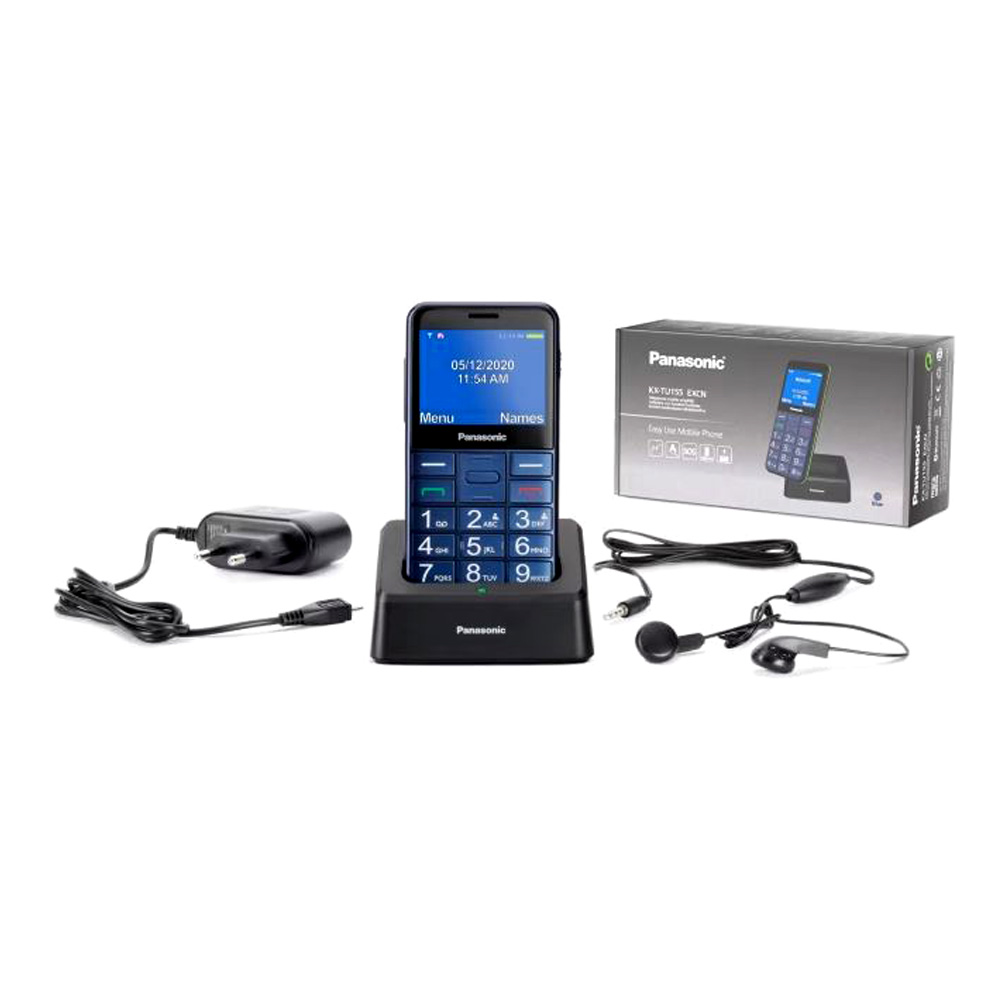 Кнопочный телефон Panasonic KX TU155EXCN Blue Single-SIM Синий photo 6