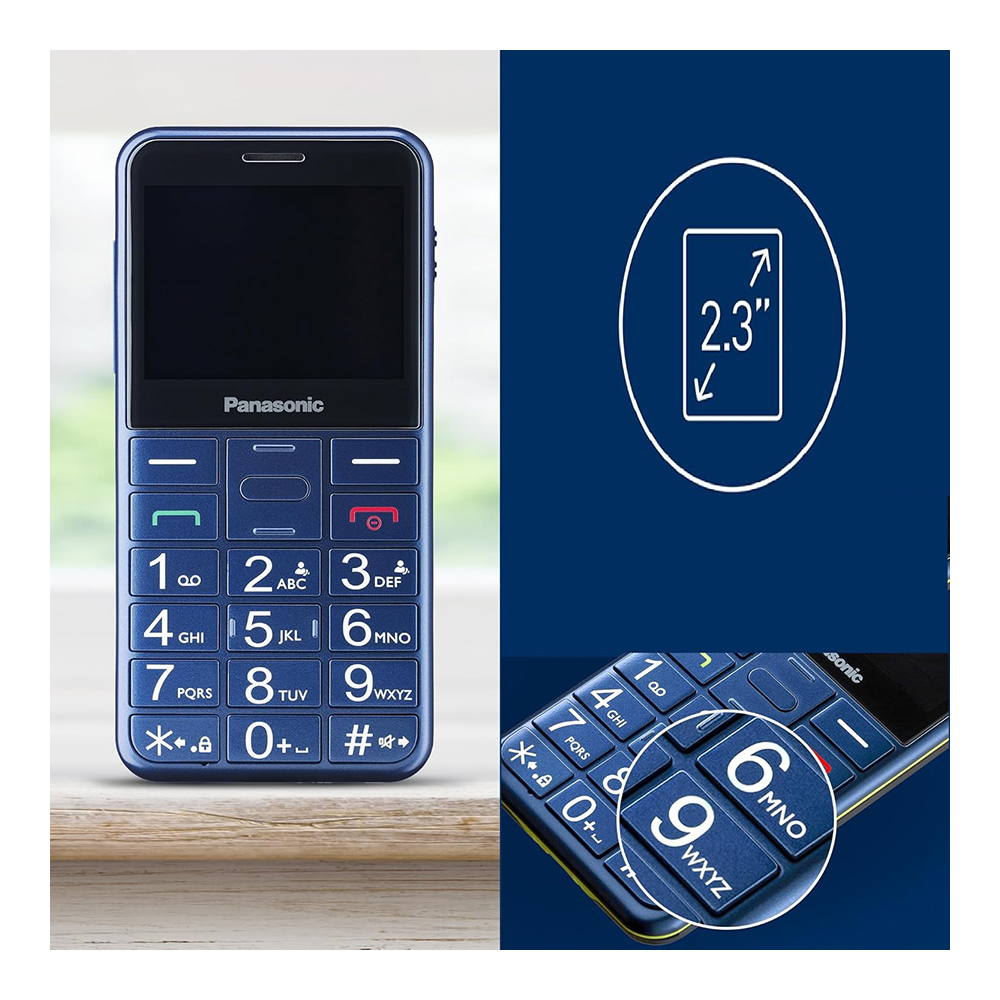 Кнопочный телефон Panasonic KX TU155EXCN Blue Single-SIM Синий photo 8