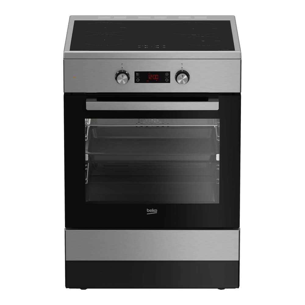 Электрическая плита Beko FSM69301XCT / 4 конфорок / Стеклокерамика photo 1