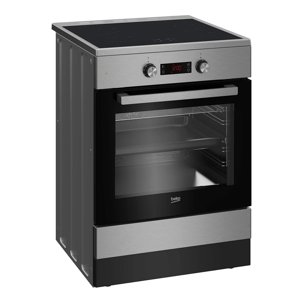 Электрическая плита Beko FSM69301XCT / 4 конфорок / Стеклокерамика photo 4
