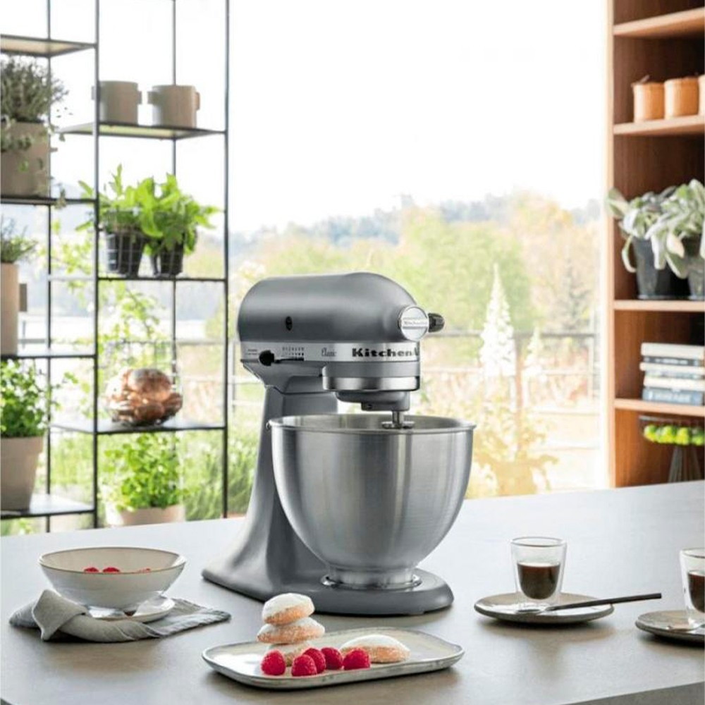 Mixer Stationar KitchenAid 5KSM95PSECU / 10 viteze / Argintiu photo 7