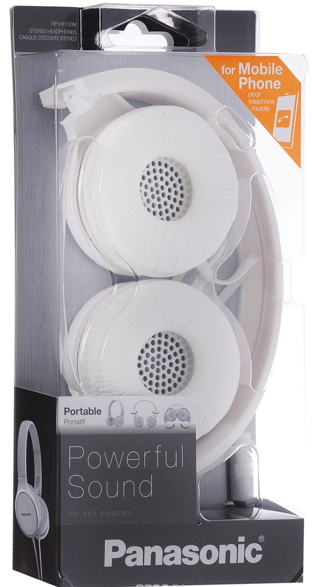Наушники Panasonic Белый Проводные / Дом и Офис / Белый photo 4
