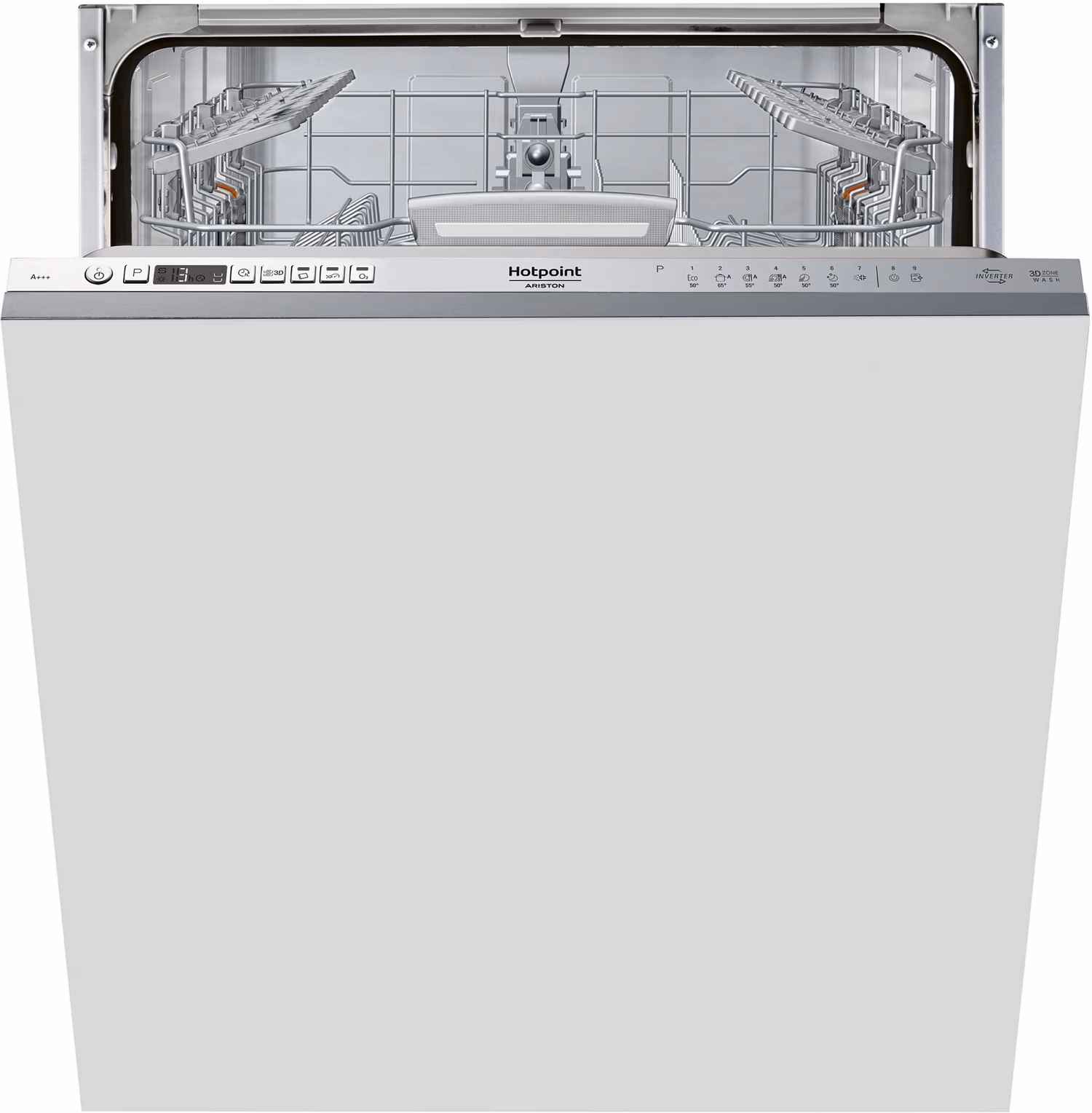 Mas. de spalat vase incorporabila Hotpoint - Ariston HIO 3C21 C W, 9 programe, 59.5 cm, A++