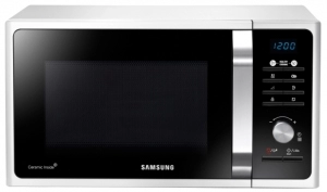 Микроволновая печь с грилем Samsung MG23F301TCW/BW, 23 л, 800 Вт, 1100 Вт, Белый