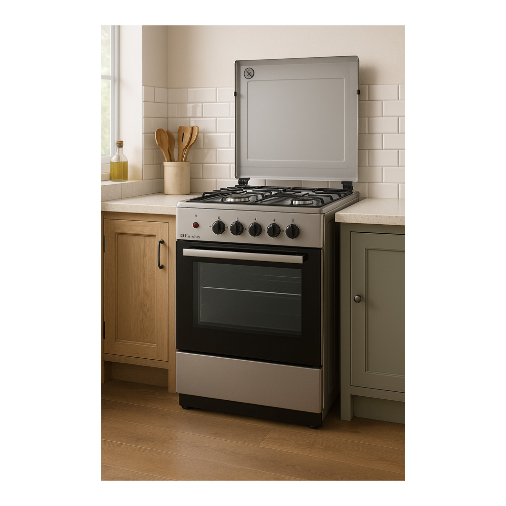 Газовая плита Eurolux KLG6640IFCX / 4 конфорок / 60 см / Нержавеющая сталь photo 3