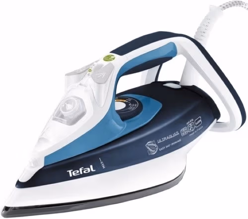 Утюг Tefal FV4880D0, 350 мл, Белый/Синий 