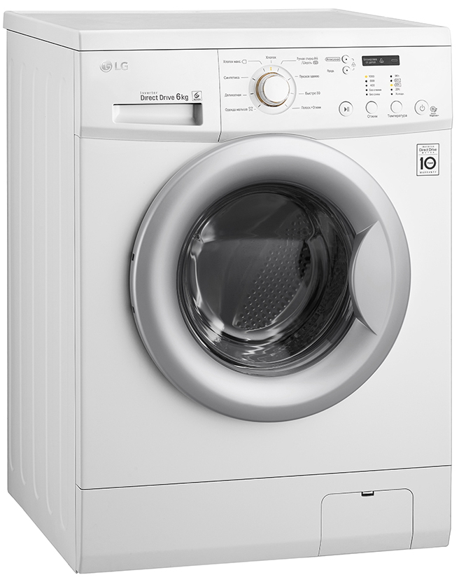 Стиральная машина LG FH0C3ND1 6 кг / 1000 об/мин / A+++ / Белый photo 4